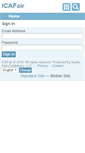 Mobile Screenshot of icafair.com